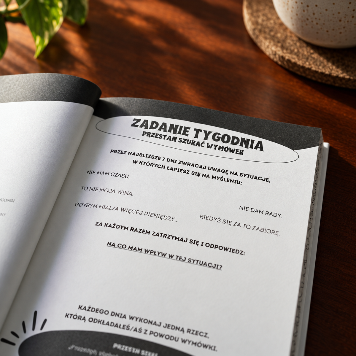 TWOJE 180 DNI - 24 tygodnie, żeby mniej odkładać i zacząć działać